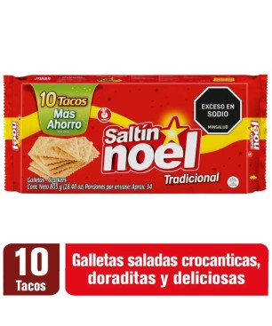 GALLETAS SALTÍN NOEL X 10UND