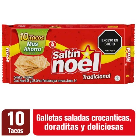 GALLETAS SALTÍN NOEL X 10UND