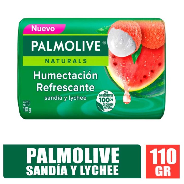 JABON PALMOLIVE SANDIA Y LYCHEE X 110GR