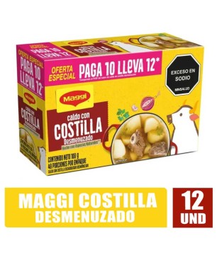 CALDO MAGGI COSTILLA DESMENUZADO X 12UND