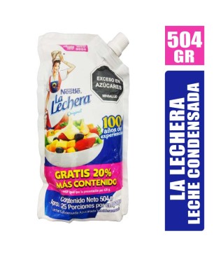 LECHE CONDENSADA LA LECHERA DOYPACK X 504GR