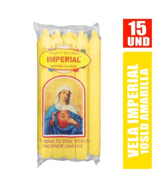 VELA IMPERIAL AMARILLA 10SLD X 15UND
