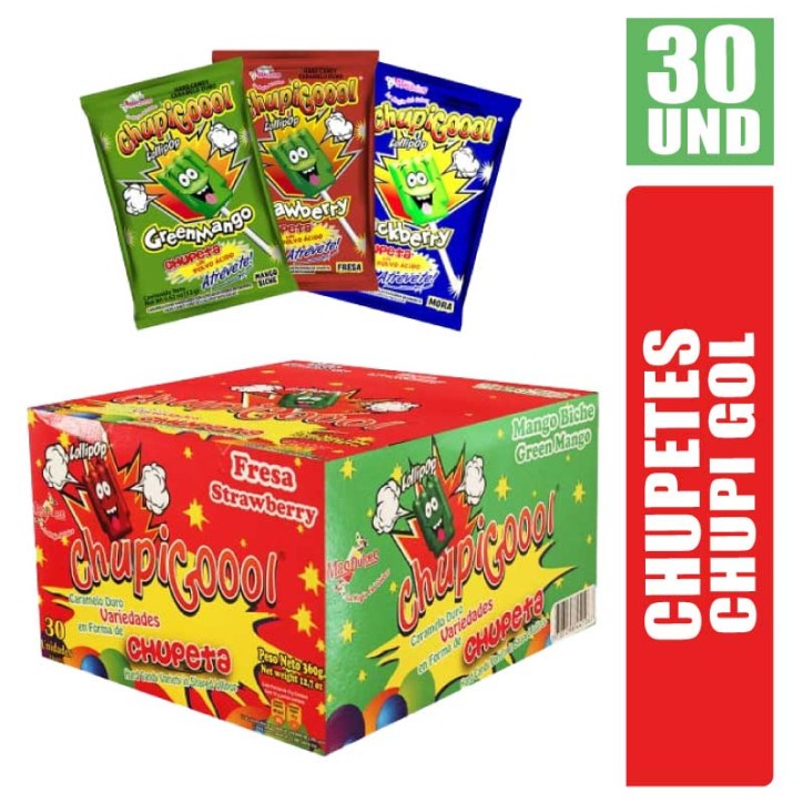CHUPETES CHUPIGOOOL POLVO X 30UND