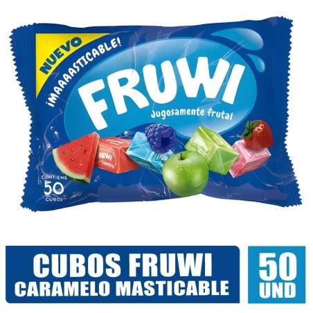 CARAMELO MASTICABLE FRUWI X 50UND