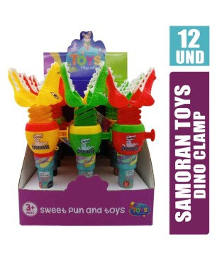 SAMORAN TOYS DINOSAURIO RESORTE X 12UND