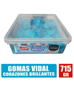 GOMAS VIDAL CORAZONES BRILLANTES X 715GR