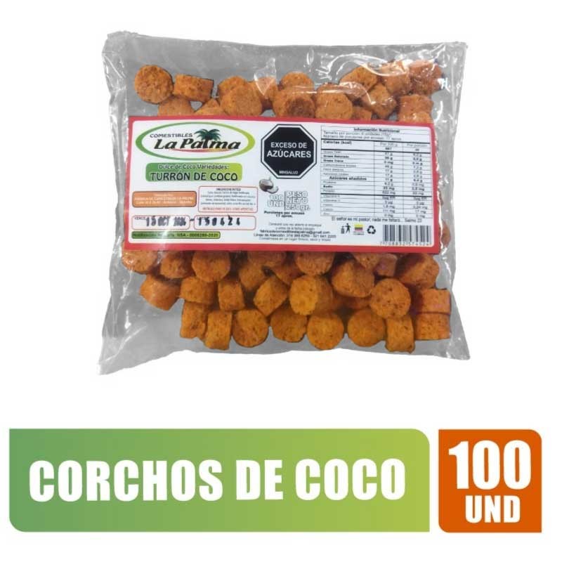 Corchos Coco Bolsa X 100Und | Distribuidora El Confite