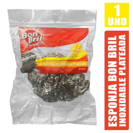 BON BRIL ESPONJA INOXIDABLE PLATEADA
