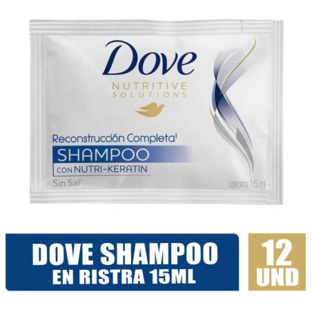 SHAMPOO DOVE RISTRA 15ML X 12UND