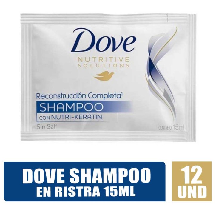 SHAMPOO DOVE RISTRA 15ML X 12UND