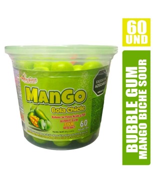 CHICLE BOLA MANGO BICHE SOUR X 60UND