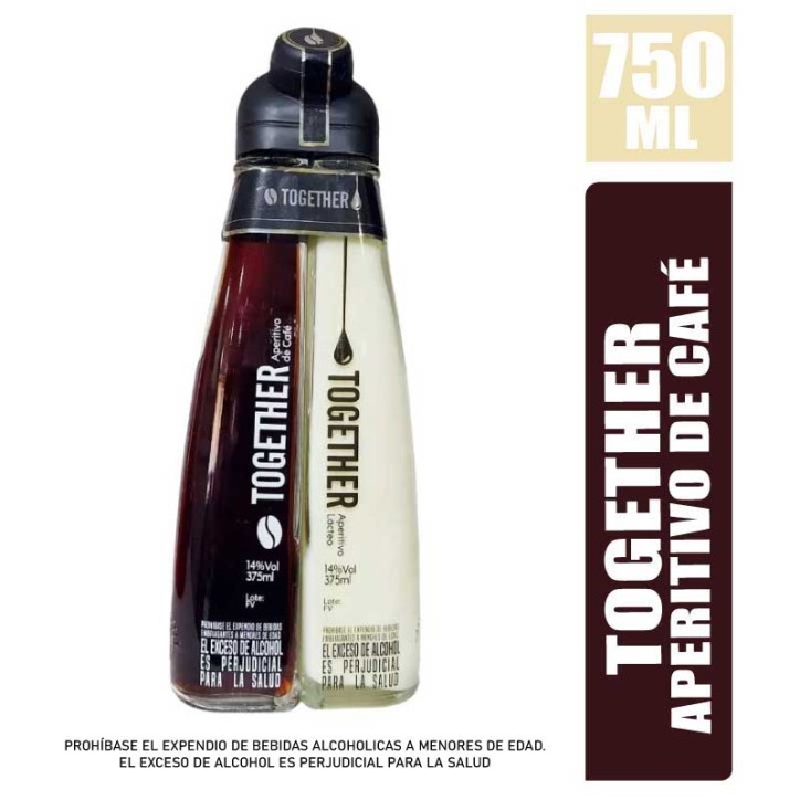 APERTIVO LACTEO Y CAFÉ TOGETHER X 750ML
