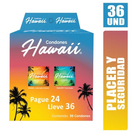 CONDONES HAWAII X 36UND