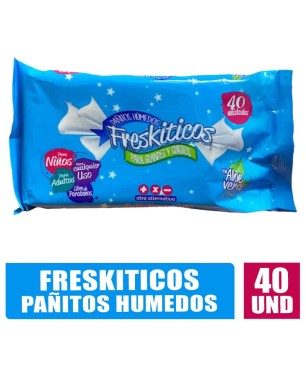 PAÑUELOS HUMEDOS FRESKITICOS X 40UND