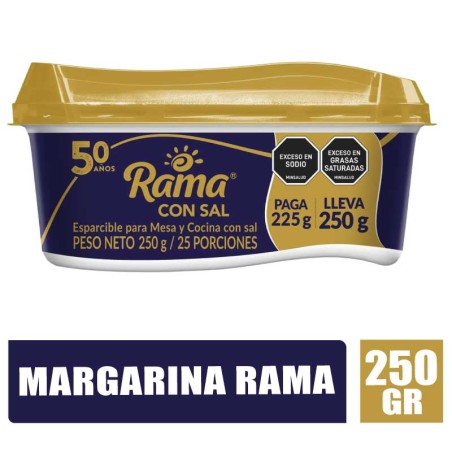 MARGARINA RAMA CON SAL X 250GR