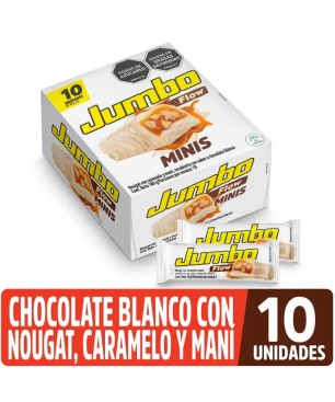 CHOCOLATINA JUMBO FLOW BLANCO MINI 18GR X 10UND