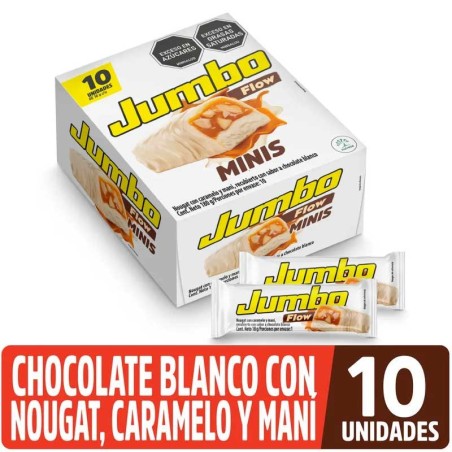 CHOCOLATINA JUMBO FLOW BLANCO MINI 18GR X 10UND