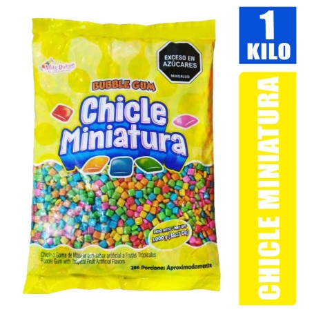 CHICLE MINIATURA X 1000GR